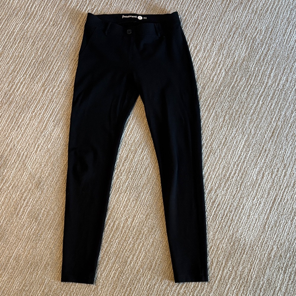 Betabrand signature skinny dress leggings/trousers w/faux pockets